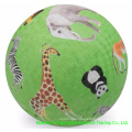 Green Color 8.5 Inch Rubber Playground Balls